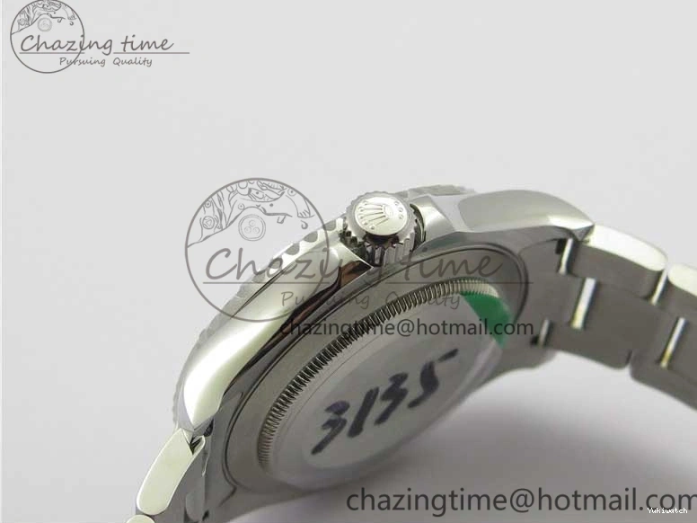 Dial Yacht-Master Silver Best SS SA3135 Edition Maker Bp on SS 116622 Bracelet 0501